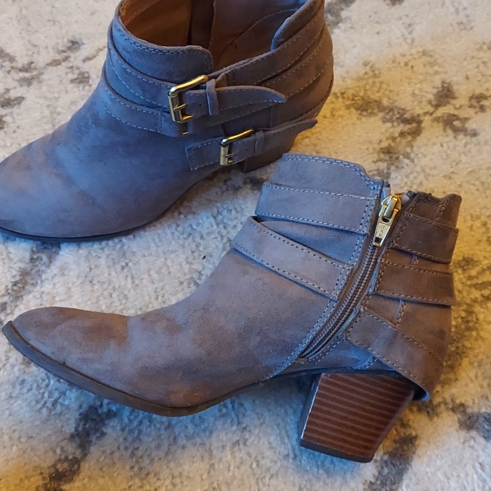 Suede Booties